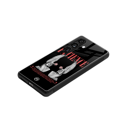 patience back phone cover | glass case for samsung galaxy s24 plus