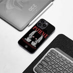 patience back phone cover | glass case for iphone 14 pro max