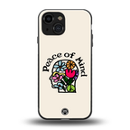 peace of mind back phone cover | glass case for iphone 13 mini