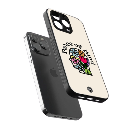 peace of mind back phone cover | glass case for iphone 13 pro max