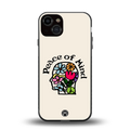 peace of mind back phone cover | glass case for iphone 13