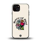 peace of mind back phone cover | glass case for iphone 13