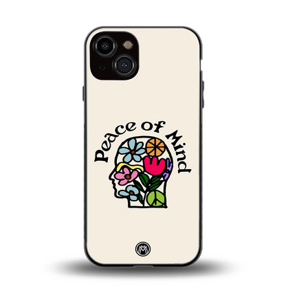 peace of mind back phone cover | glass case for iphone 13