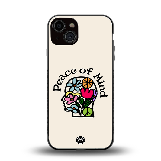 peace of mind back phone cover | glass case for iphone 13