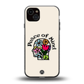 peace of mind back phone cover | glass case for iphone 14 plus