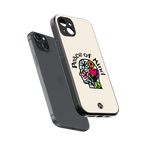 peace of mind back phone cover | glass case for iphone 15 plus