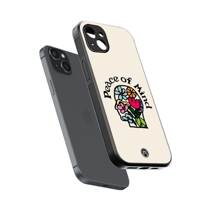 peace of mind back phone cover | glass case for iphone 14 plus