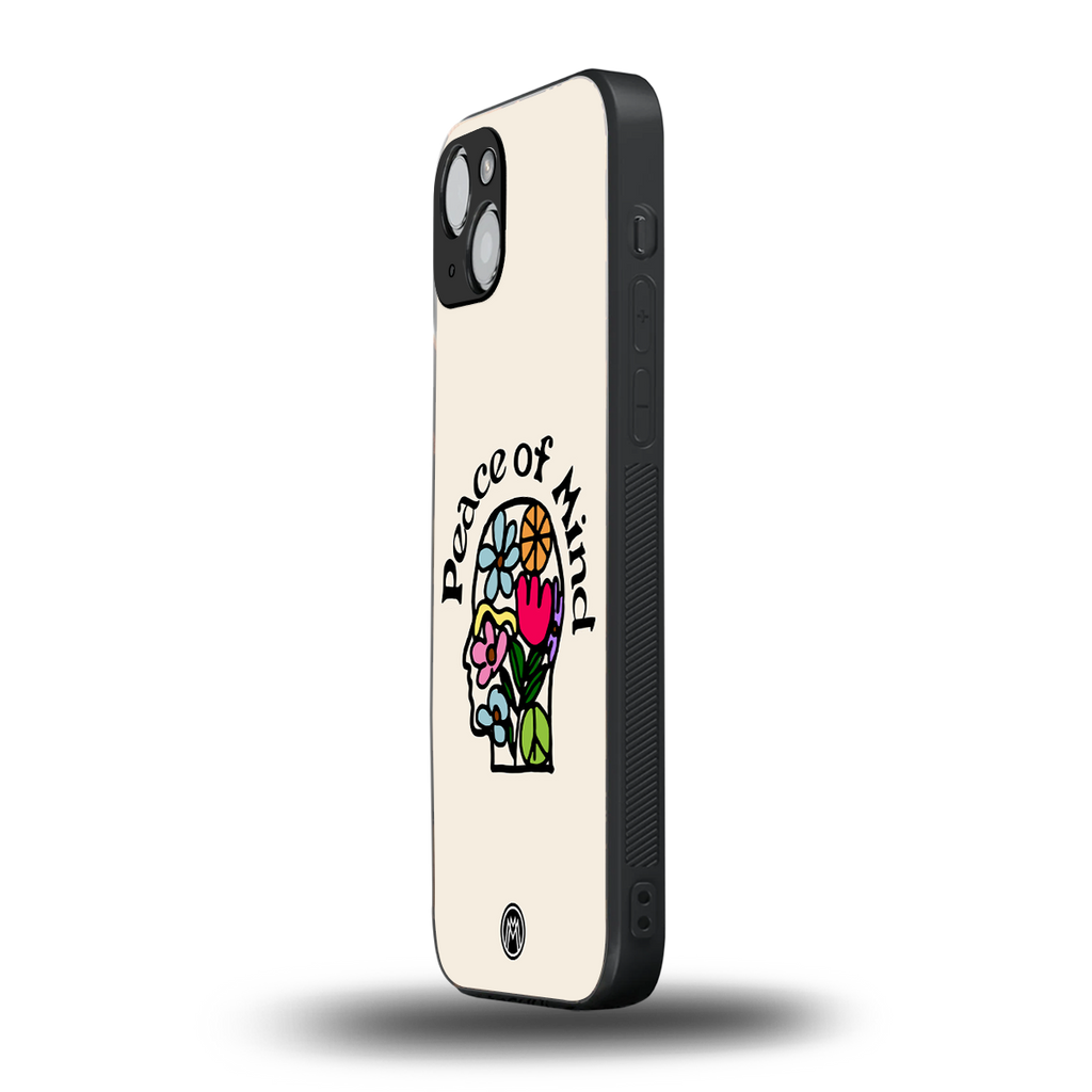 peace of mind back phone cover | glass case for iphone 14 plus