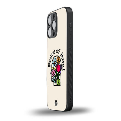 peace of mind back phone cover | glass case for iphone 14 pro max
