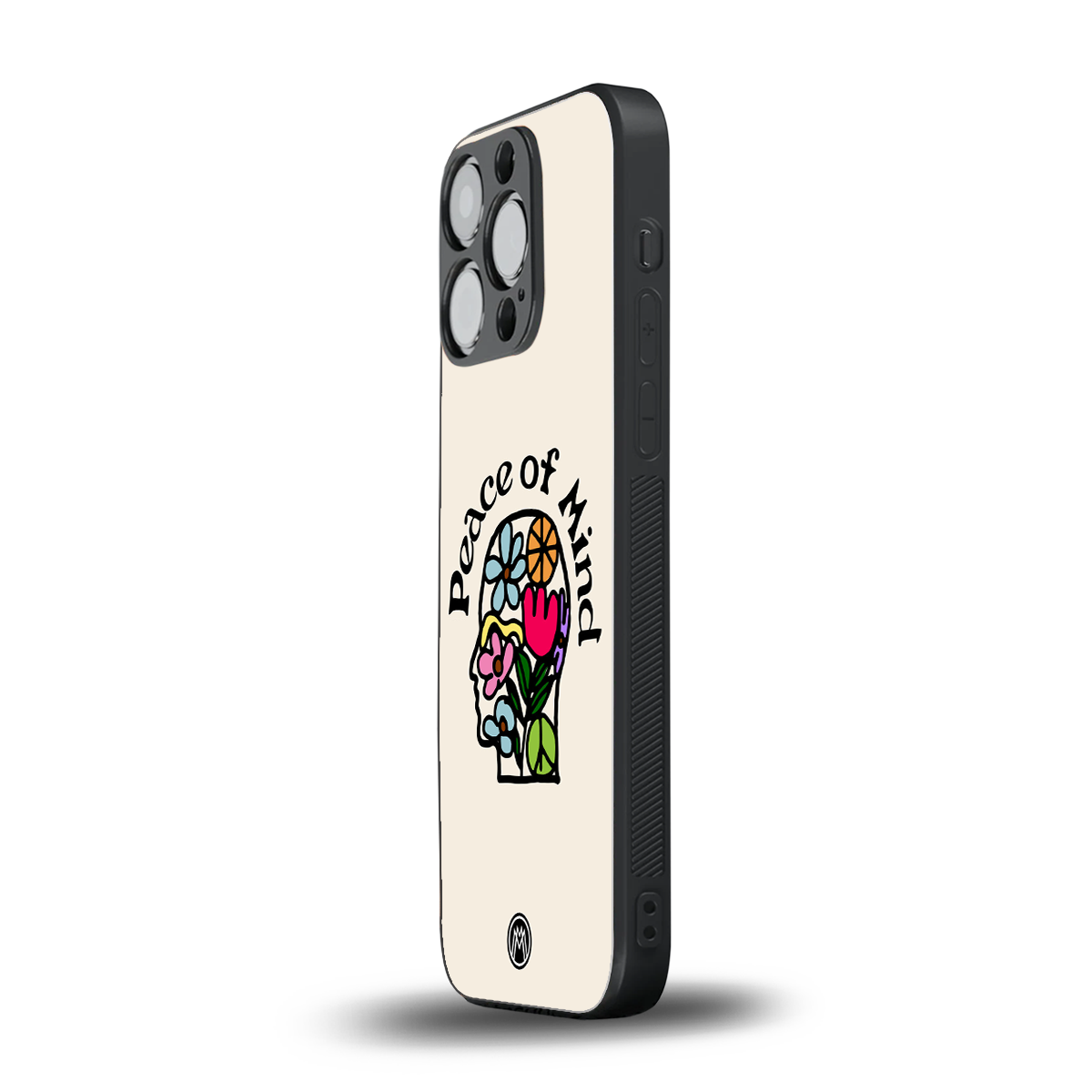 peace of mind back phone cover | glass case for iphone 15 pro