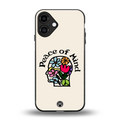 peace of mind back phone cover | glass case for iphone 16 plus