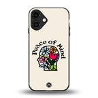 peace of mind back phone cover | glass case for iphone 16 plus