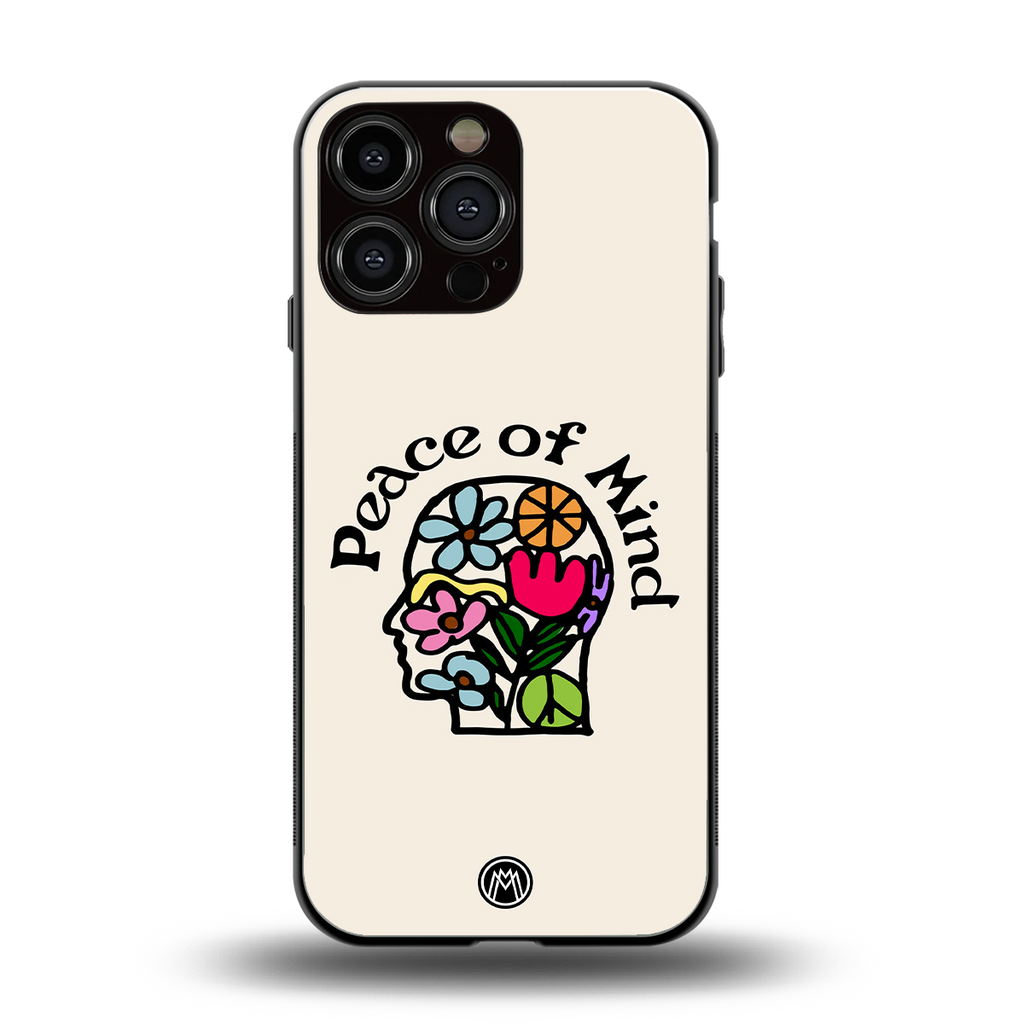 peace of mind back phone cover | glass case for iphone 16 pro max