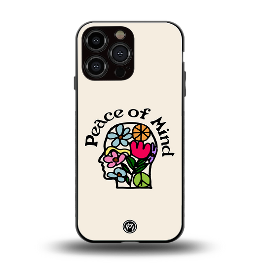 peace of mind back phone cover | glass case for iphone 16 pro max