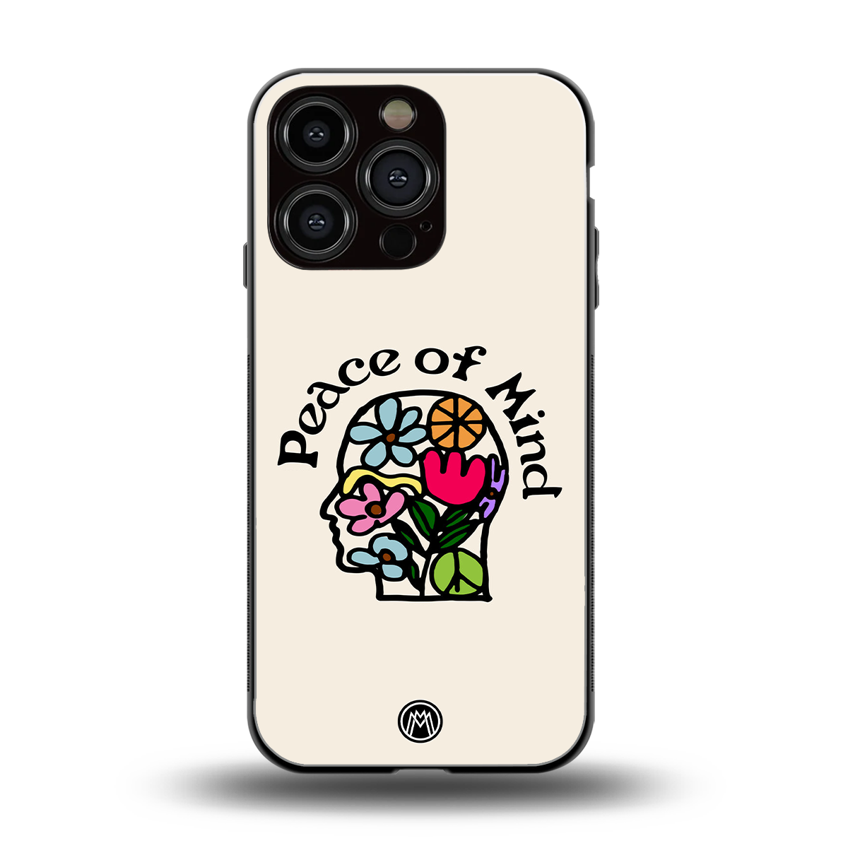 peace of mind back phone cover | glass case for iphone 16 pro