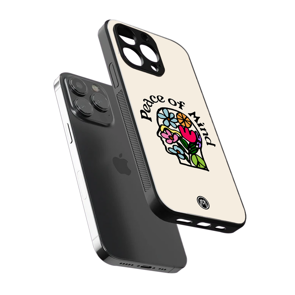 peace of mind back phone cover | glass case for iphone 16 pro