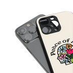peace of mind back phone cover | glass case for iphone 16