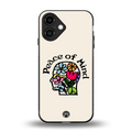 peace of mind back phone cover | glass case for iphone 16