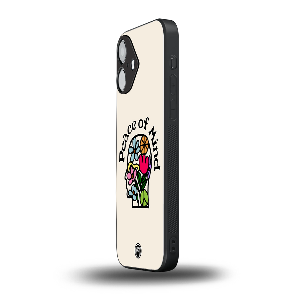 peace of mind back phone cover | glass case for iphone 16