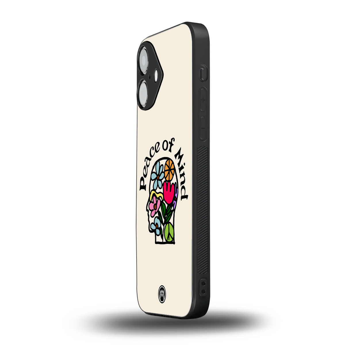 peace of mind back phone cover | glass case for iphone 16