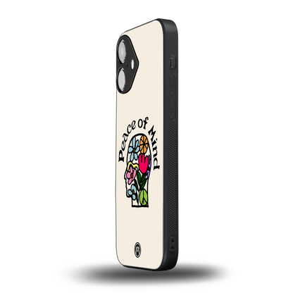 peace of mind back phone cover | glass case for iphone 16