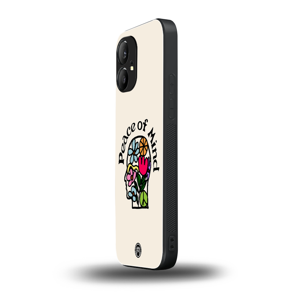 peace of mind back phone cover | glass case for nothing phone 1