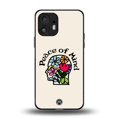peace of mind back phone cover | glass case for nothing phone 2