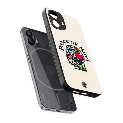 peace of mind back phone cover | glass case for nothing phone 2