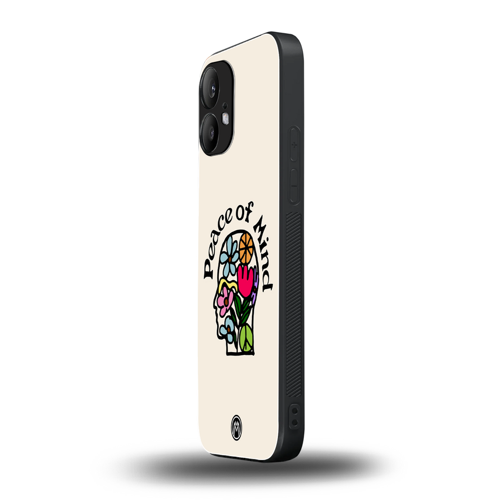 peace of mind back phone cover | glass case for nothing phone 2