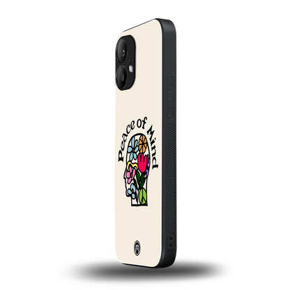 peace of mind back phone cover | glass case for nothing phone 2