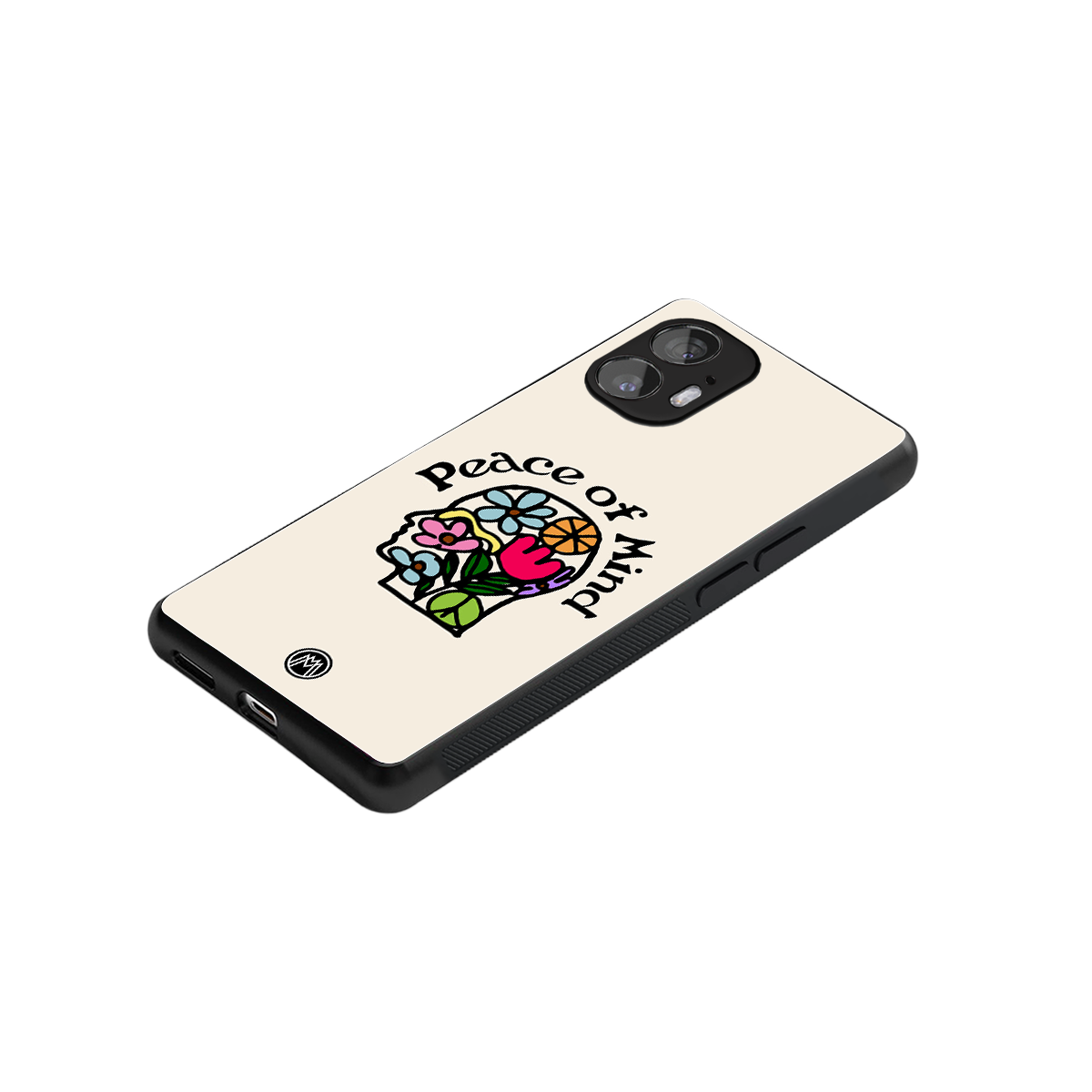 peace of mind back phone cover | glass case for nothing phone 2