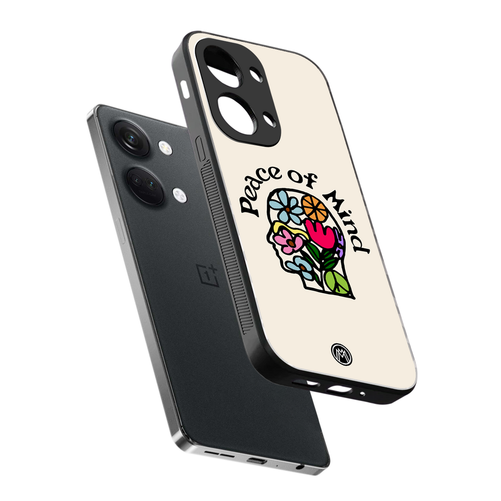 peace of mind back phone cover | glass case for oneplus nord 3