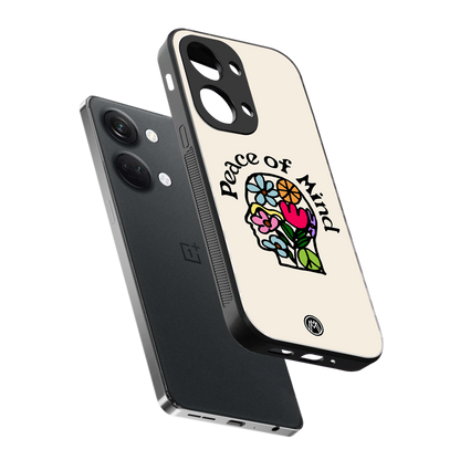 peace of mind back phone cover | glass case for oneplus nord 3
