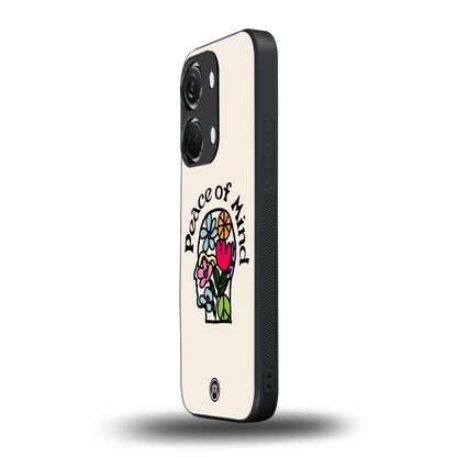 peace of mind back phone cover | glass case for oneplus nord 3