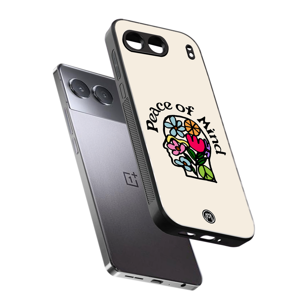 peace of mind back phone cover | glass case for oneplus nord 4