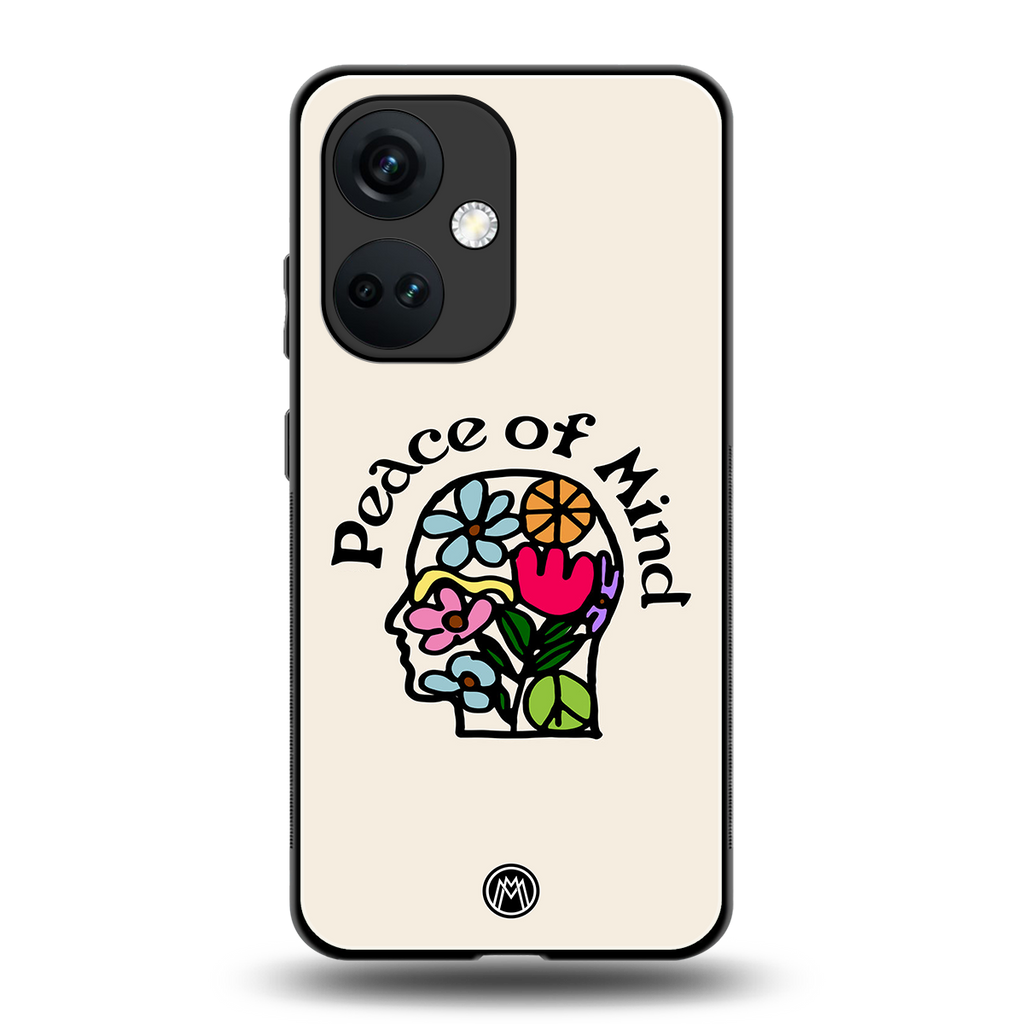 peace of mind back phone cover | glass case for oneplus nord ce 3