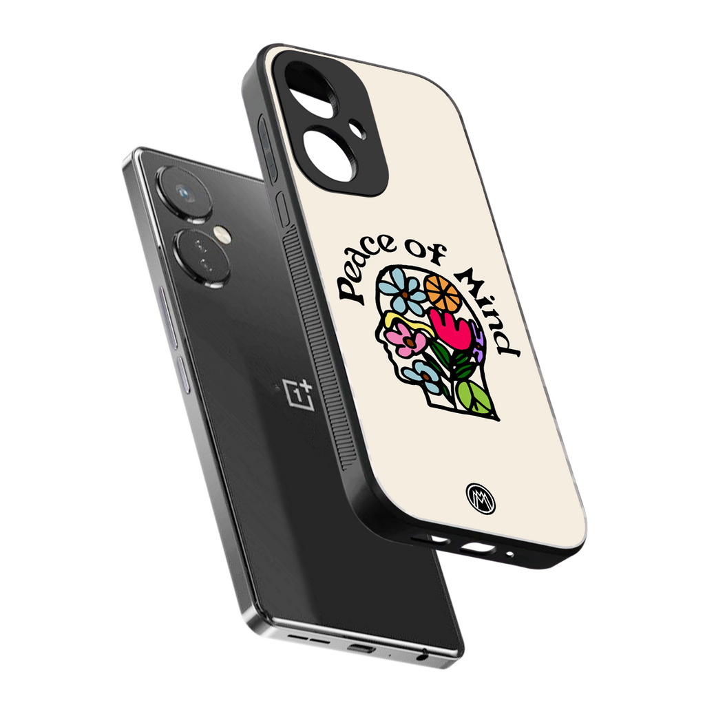 peace of mind back phone cover | glass case for oneplus nord ce 3
