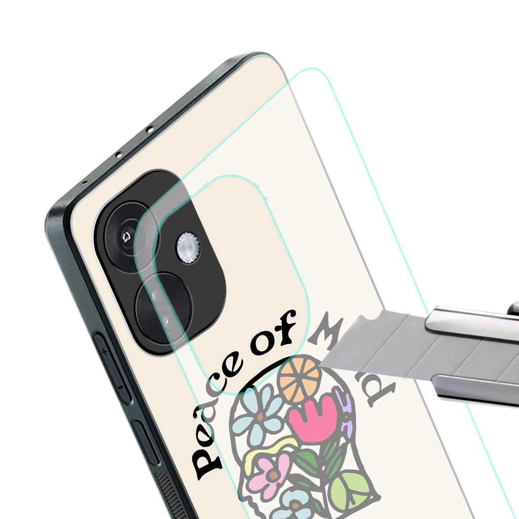peace of mind back phone cover | glass case for oneplus nord ce 3
