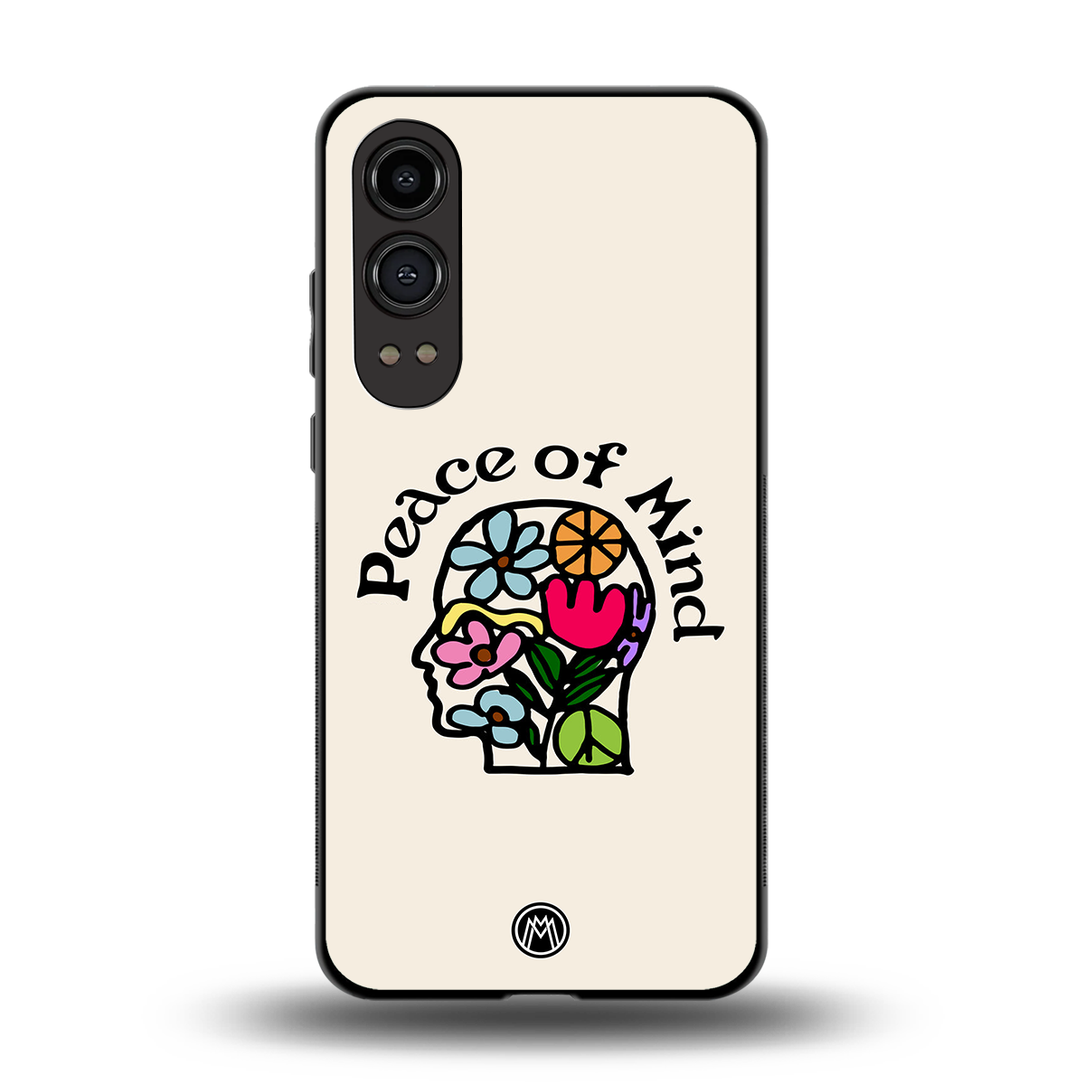 peace of mind back phone cover | glass case for oneplus nord ce 4 lite