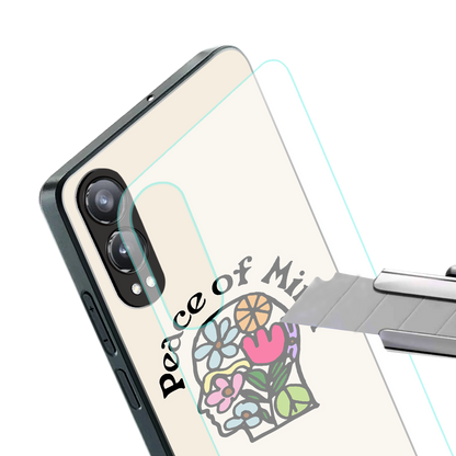 peace of mind back phone cover | glass case for oneplus nord ce 4 lite