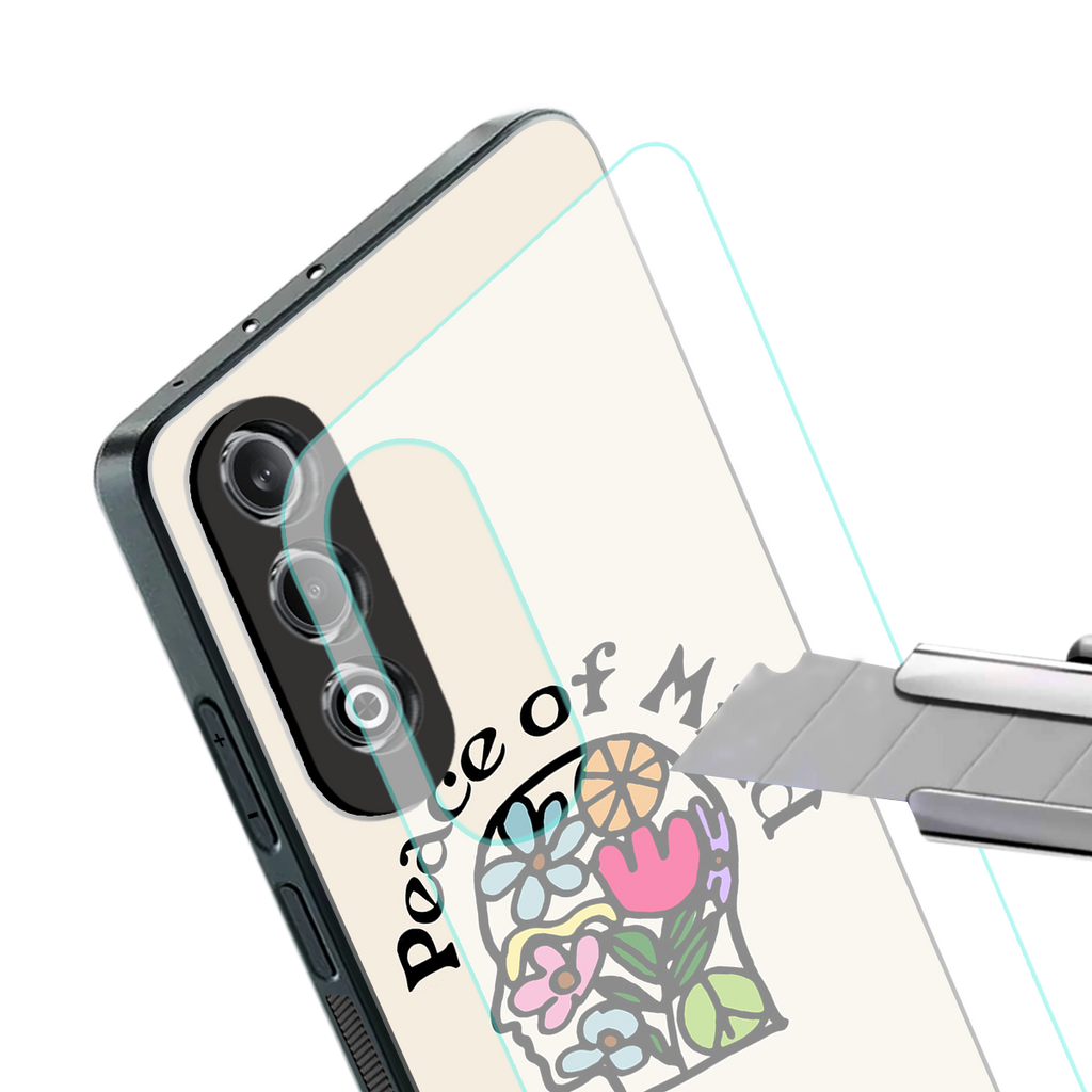 peace of mind back phone cover | glass case for oneplus nord ce 4