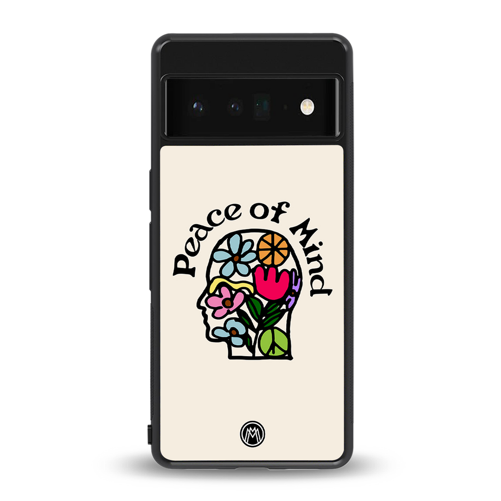 peace of mind back phone cover | glass case for google pixel 6 pro