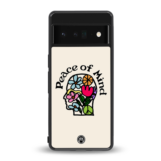 peace of mind back phone cover | glass case for google pixel 6 pro