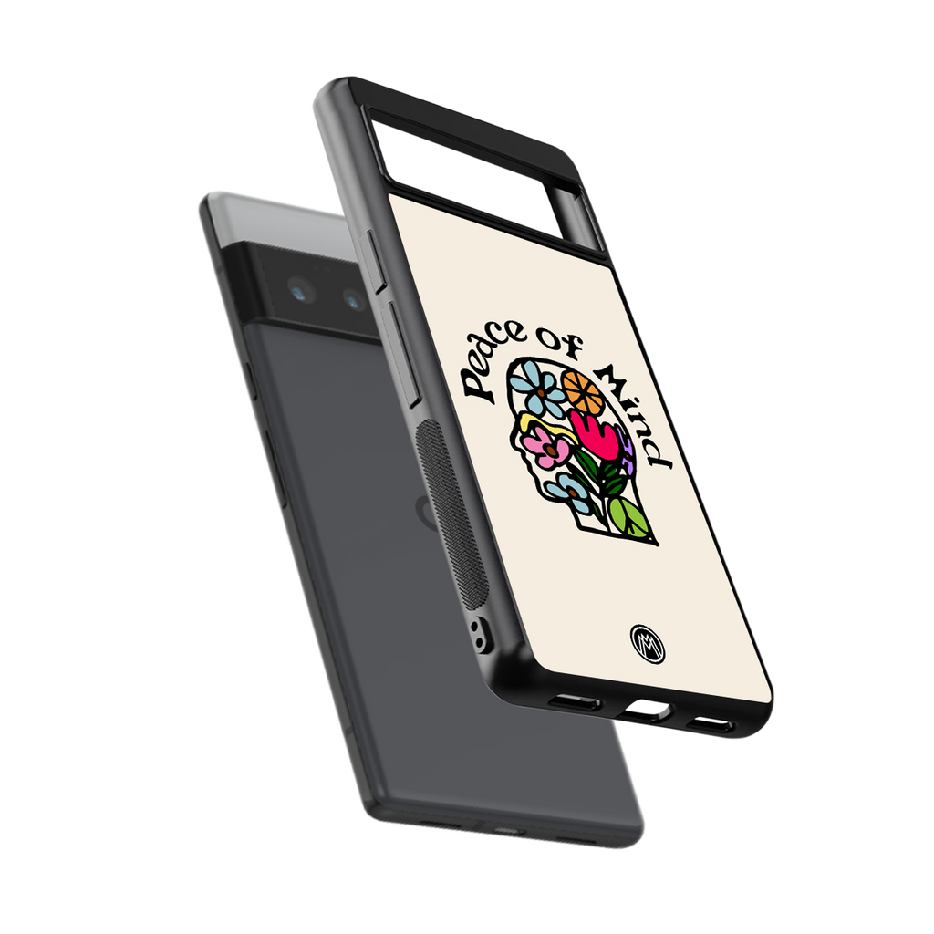 peace of mind back phone cover | glass case for google pixel 6 pro
