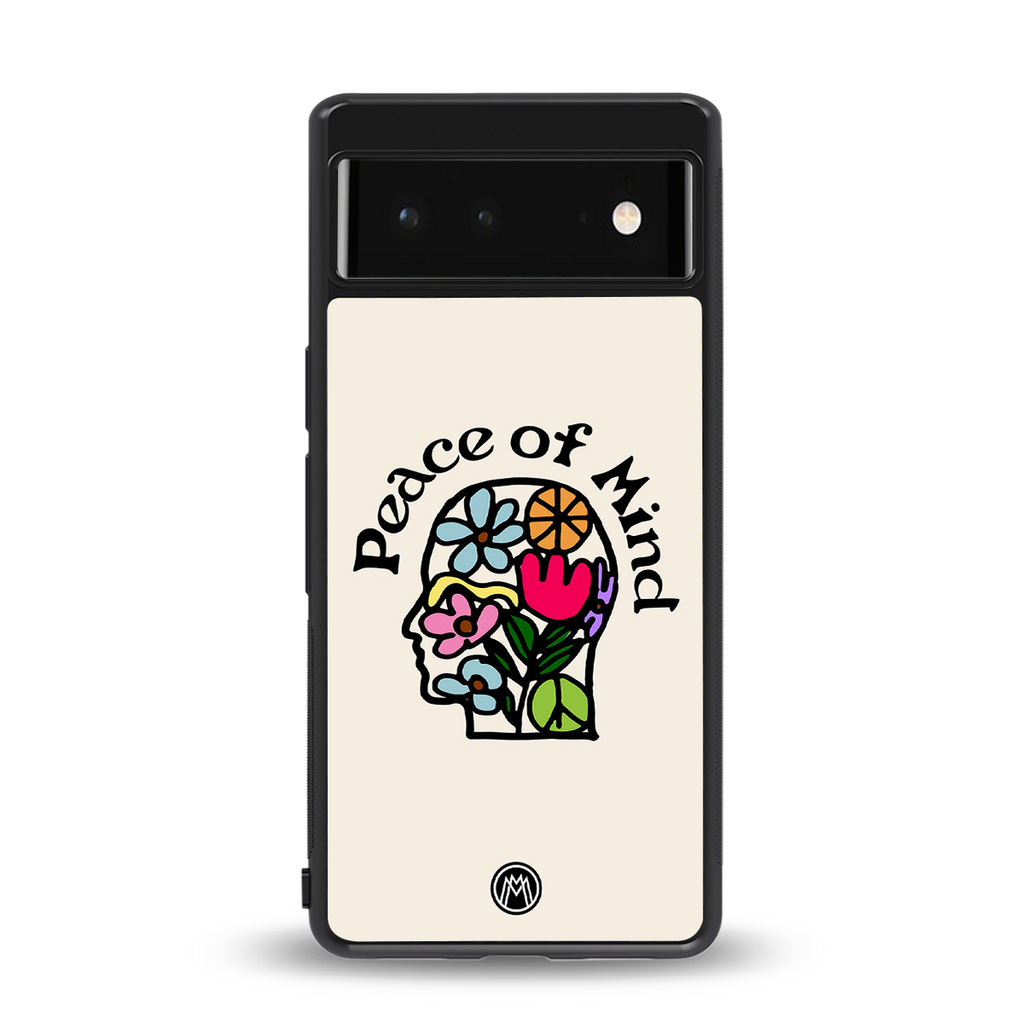 peace of mind back phone cover | glass case for google pixel 6