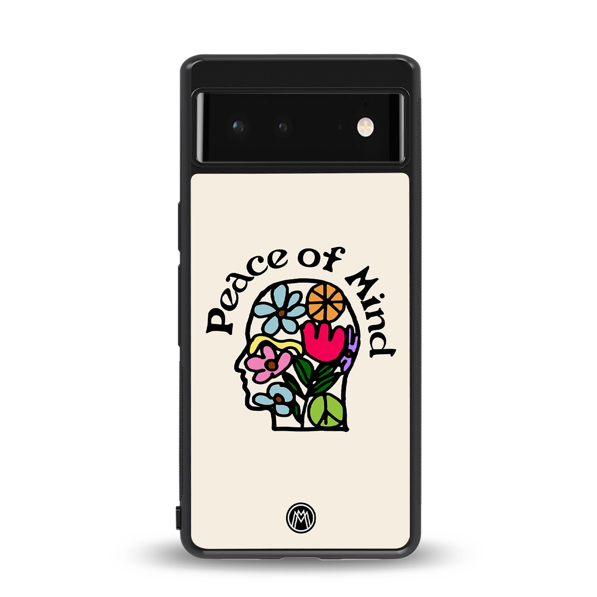 peace of mind back phone cover | glass case for Google Pixel 6A