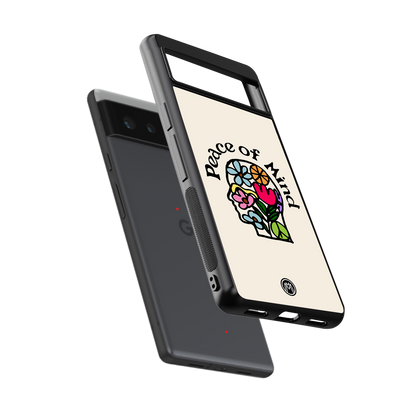 peace of mind back phone cover | glass case for Google Pixel 6A