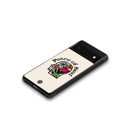 peace of mind back phone cover | glass case for Google Pixel 6A