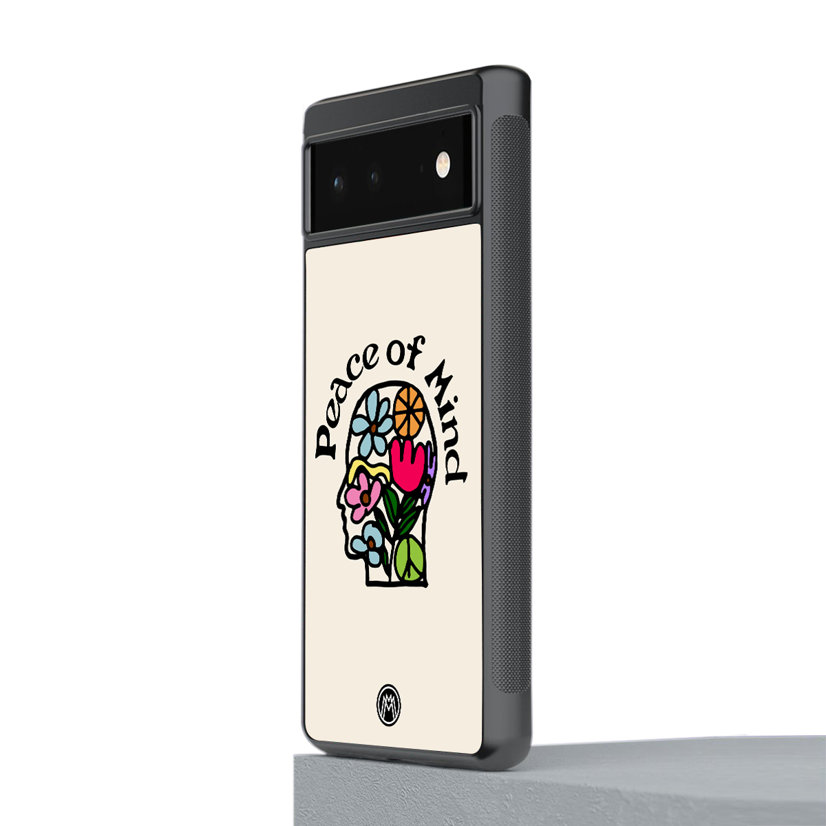 peace of mind back phone cover | glass case for Google Pixel 6A
