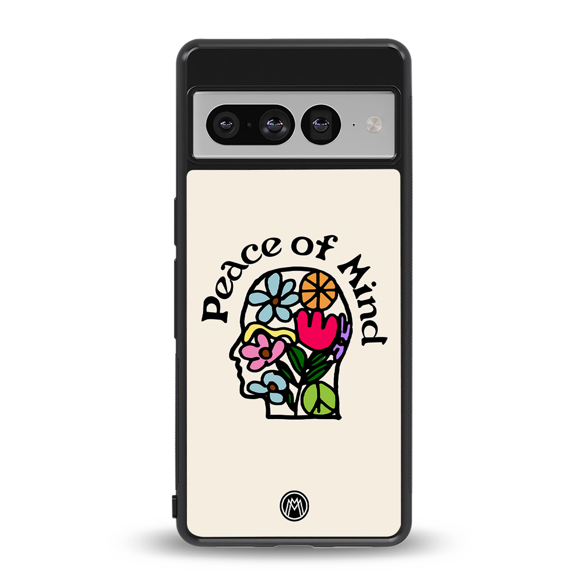 peace of mind back phone cover | glass case for google pixel 7 pro